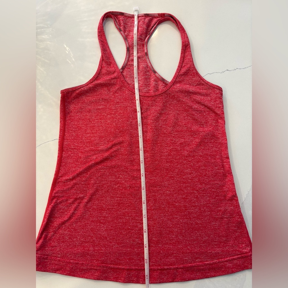 Lululemon Women's Red Racerback Tank Top - Picture 4 of 5